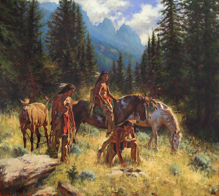 NOA2021_Oelze Don_Two Hours Gone_Oil_36x40_14000 | The Briscoe Western ...