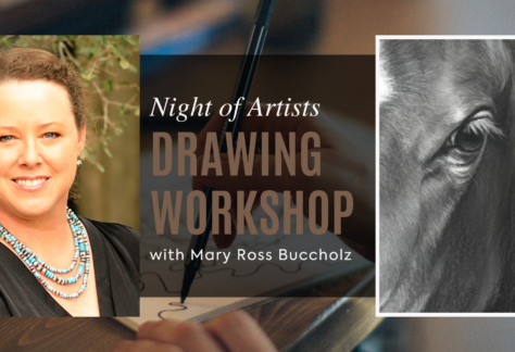 Night of Artists Drawing Workshop with Mary Ross Buccholz Event Photo