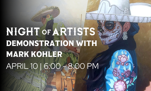 Night of Artists Artist Demonstration with Mark Kohler