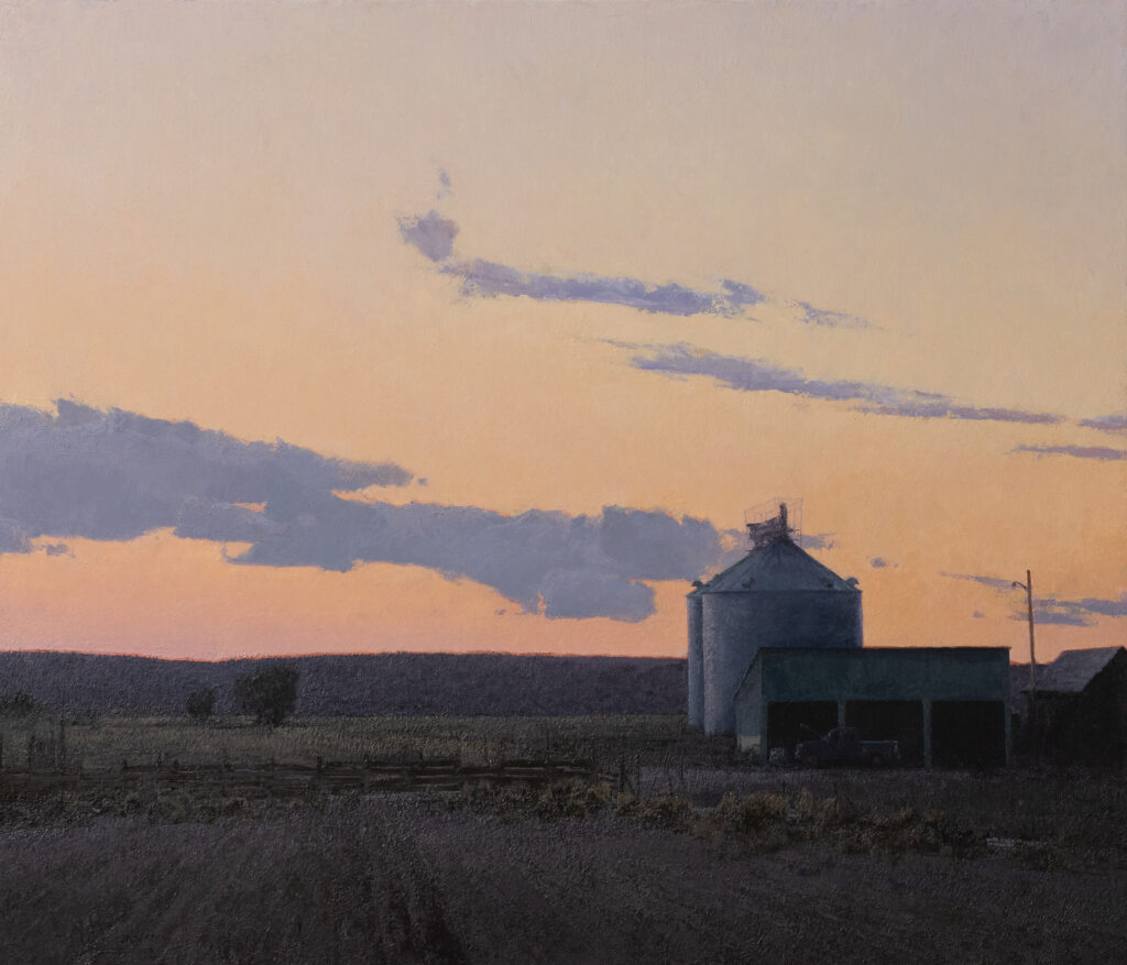 T Allen Lawson, Repairs, Oil on cradled panel, 30 x 35 in